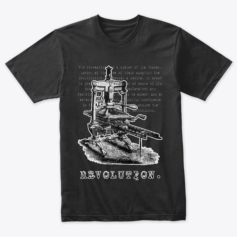 Printing Press Revolution Tee