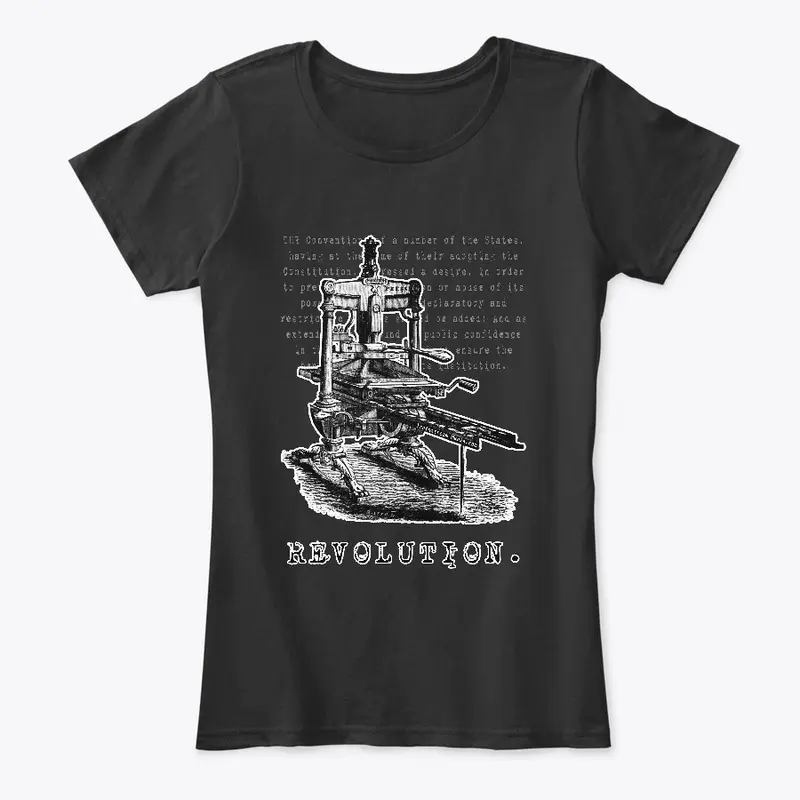 Printing Press Revolution Tee